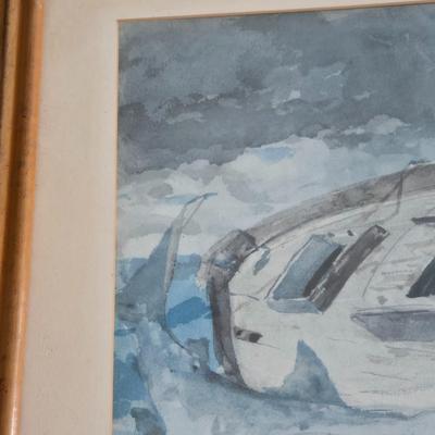 LOT 24L: "The Gulf Stream" By Winslow Homer Print
