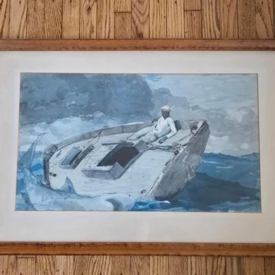 LOT 24L: "The Gulf Stream" By Winslow Homer Print