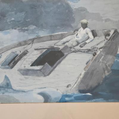 LOT 24L: "The Gulf Stream" By Winslow Homer Print