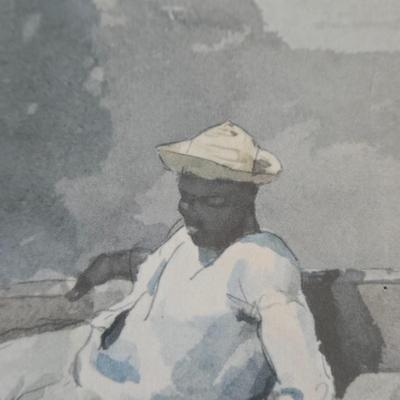 LOT 24L: "The Gulf Stream" By Winslow Homer Print