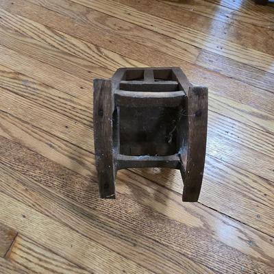 LOT 25L: Wooden Doll Furniture; Appears to be Handmade; Age Unknown