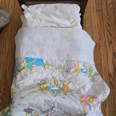 LOT 25L: Wooden Doll Furniture; Appears to be Handmade; Age Unknown