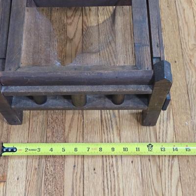 LOT 25L: Wooden Doll Furniture; Appears to be Handmade; Age Unknown