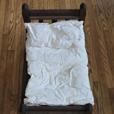 LOT 25L: Wooden Doll Furniture; Appears to be Handmade; Age Unknown