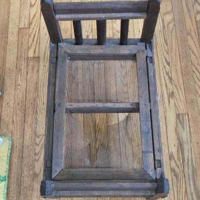 LOT 25L: Wooden Doll Furniture; Appears to be Handmade; Age Unknown