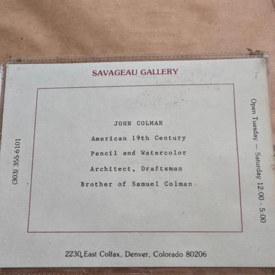 LOT 26L: John Colman's " Trip To Sandy hook"