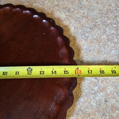 LOT 27K: Wooden Serving Platters and Bowls