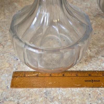 LOT 32K: Multiple Wine Decanters in Various Shapes and Sizes