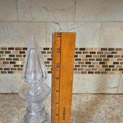 LOT 32K: Multiple Wine Decanters in Various Shapes and Sizes