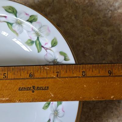 LOT 35K: Wentworth " Dogwood" Gold Rimmed China Set