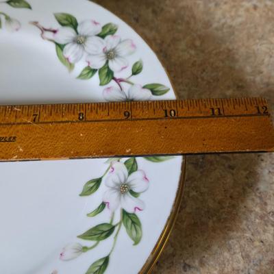 LOT 35K: Wentworth " Dogwood" Gold Rimmed China Set