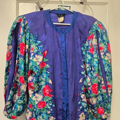 LOT 37X: 1980s Vintage Dresses and Skirt Sets by Diane Freis.