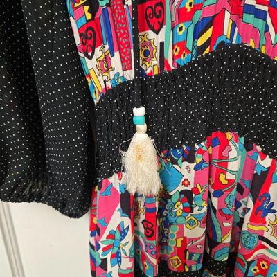 LOT 37X: 1980s Vintage Dresses and Skirt Sets by Diane Freis.