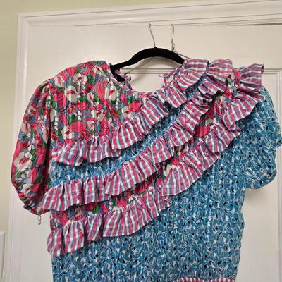 LOT 37X: 1980s Vintage Dresses and Skirt Sets by Diane Freis.