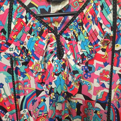 LOT 37X: 1980s Vintage Dresses and Skirt Sets by Diane Freis.