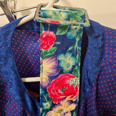 LOT 37X: 1980s Vintage Dresses and Skirt Sets by Diane Freis.