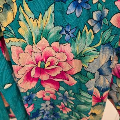 LOT 39X: 1980s Original Vintage Diane Freis Dresses, Skirt Set, and Blouses