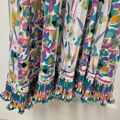 LOT 39X: 1980s Original Vintage Diane Freis Dresses, Skirt Set, and Blouses