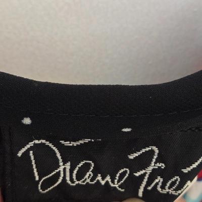 LOT 39X: 1980s Original Vintage Diane Freis Dresses, Skirt Set, and Blouses