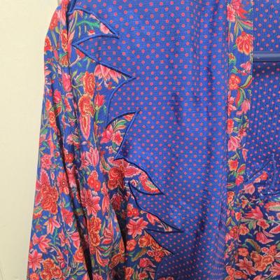 LOT 39X: 1980s Original Vintage Diane Freis Dresses, Skirt Set, and Blouses