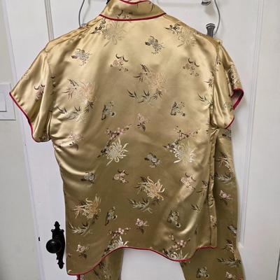 LOT 72X: Asian Inspired Woman's Pant Set and Long Gown