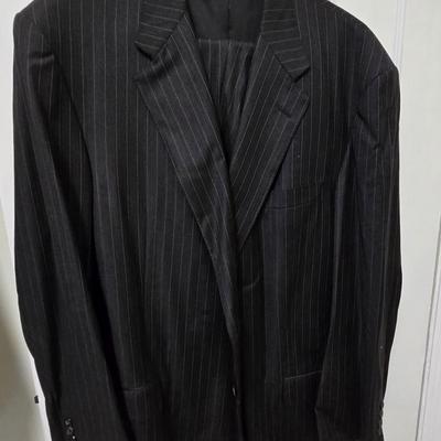 LOT 75Y: Mens Suits, Jackets, Pants, and Tuxedo; Unknown Sizes For Suits, But Appear To Be Same as Jackets