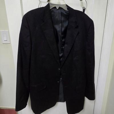 LOT 75Y: Mens Suits, Jackets, Pants, and Tuxedo; Unknown Sizes For Suits, But Appear To Be Same as Jackets