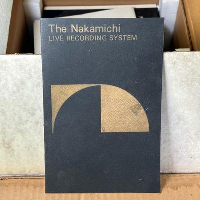 LOT 86L: Nakamichi 500 2 head Cassette Live Recording System in Box
