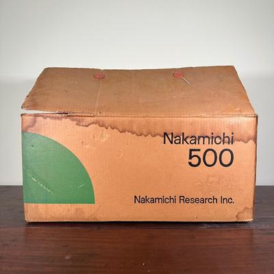 LOT 86L: Nakamichi 500 2 head Cassette Live Recording System in Box