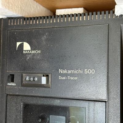 LOT 86L: Nakamichi 500 2 head Cassette Live Recording System in Box