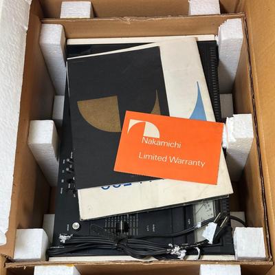 LOT 86L: Nakamichi 500 2 head Cassette Live Recording System in Box
