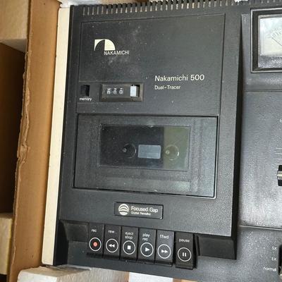 LOT 86L: Nakamichi 500 2 head Cassette Live Recording System in Box