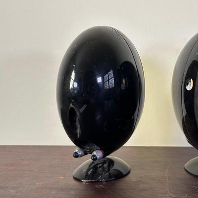 LOT 87L: KEF HTS3001SE Black Satellite Speakers surround sound