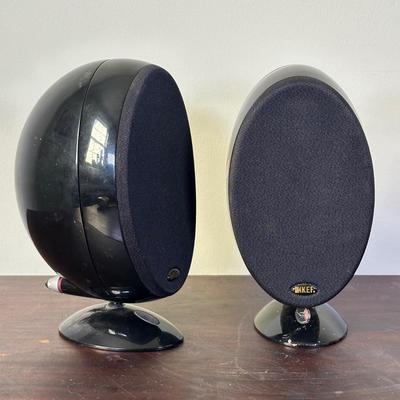 LOT 87L: KEF HTS3001SE Black Satellite Speakers surround sound
