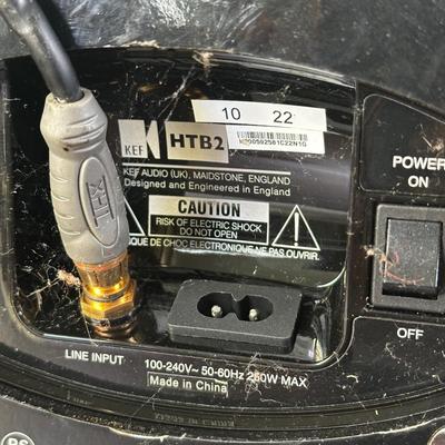 LOT 87L: KEF HTS3001SE Black Satellite Speakers surround sound