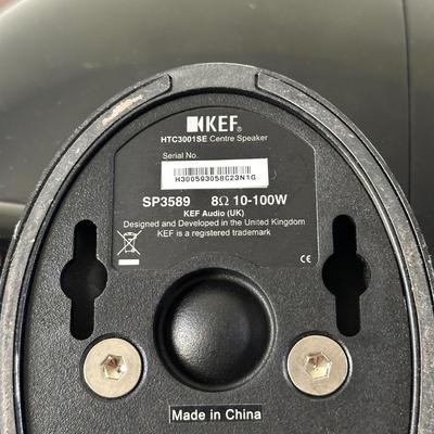 LOT 87L: KEF HTS3001SE Black Satellite Speakers surround sound