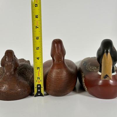LOT 92L: Signed Decoy Ducks - Red Mill & More