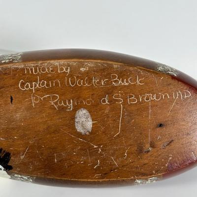 LOT 92L: Signed Decoy Ducks - Red Mill & More