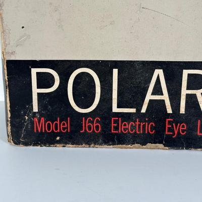 LOT 93L: Polaroid Model J66 Electric Eye Land Camera Kit w/ Case & Box