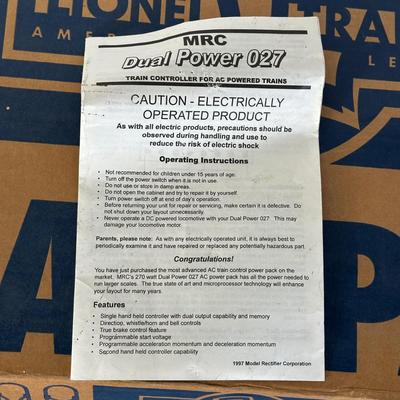 LOT 94L: Lionel Train Collection - Dual Power 027, Track Pack & More