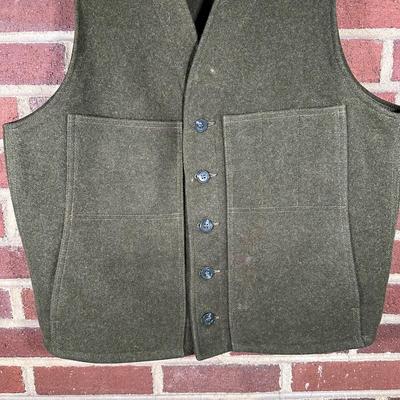 LOT 95L: Vintage Filson Mackinaw Wool Vest