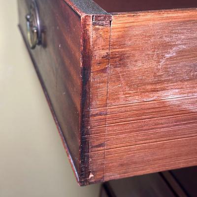 LOT 100Y: Vintage Wooden Chest Of Drawers Dresser