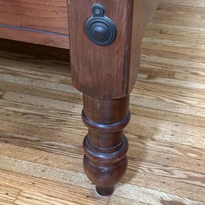 LOT 101Y: Vintage Wooden Bed Frame/Headboard