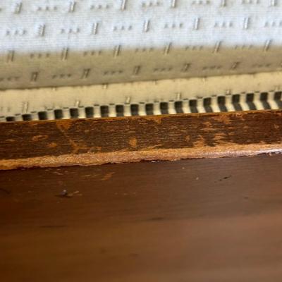 LOT 101Y: Vintage Wooden Bed Frame/Headboard