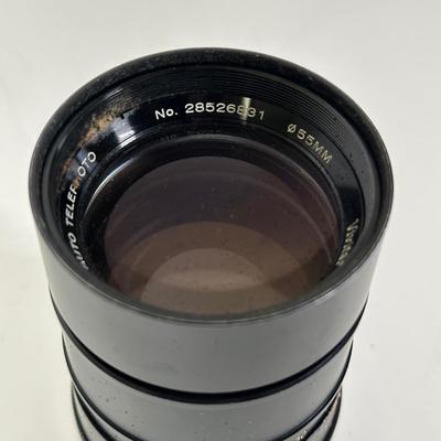 LOT 107L: Vintage Camera Lenses, Film, Filters, Flashes & More Accessories