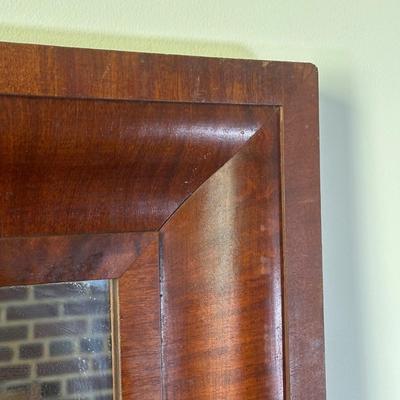 LOT 111L: Vintage Wooden Framed Wall Mirrors