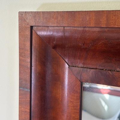 LOT 111L: Vintage Wooden Framed Wall Mirrors