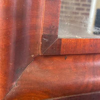 LOT 111L: Vintage Wooden Framed Wall Mirrors