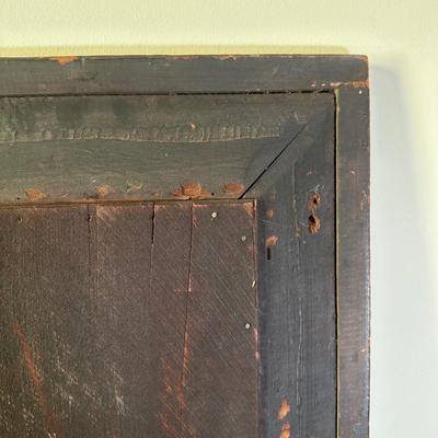 LOT 111L: Vintage Wooden Framed Wall Mirrors