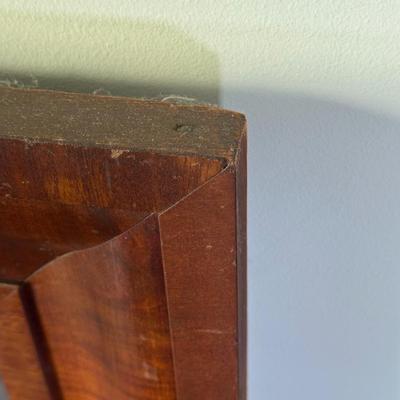 LOT 111L: Vintage Wooden Framed Wall Mirrors